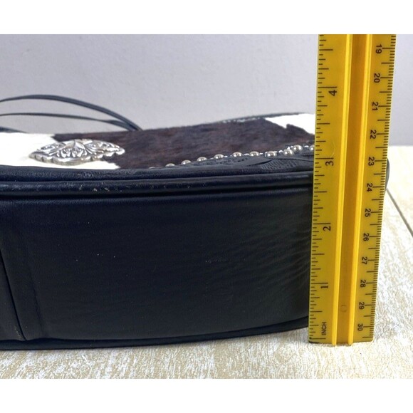 American West Womens Cow Town Hobo Pony Hair-On Leather Handbag Bag OS - Picture 10 of 10